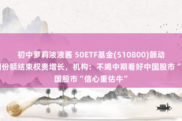 初中萝莉液液酱 50ETF基金(510800)颤动上行，近2周份额结束权贵增长，机构：不竭中期看好中国股市“信心重估牛”
